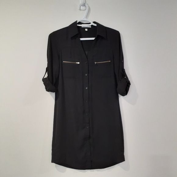 Express Portofino Businesscore/Business Casual Shirt Dress - Picture 8 of 8